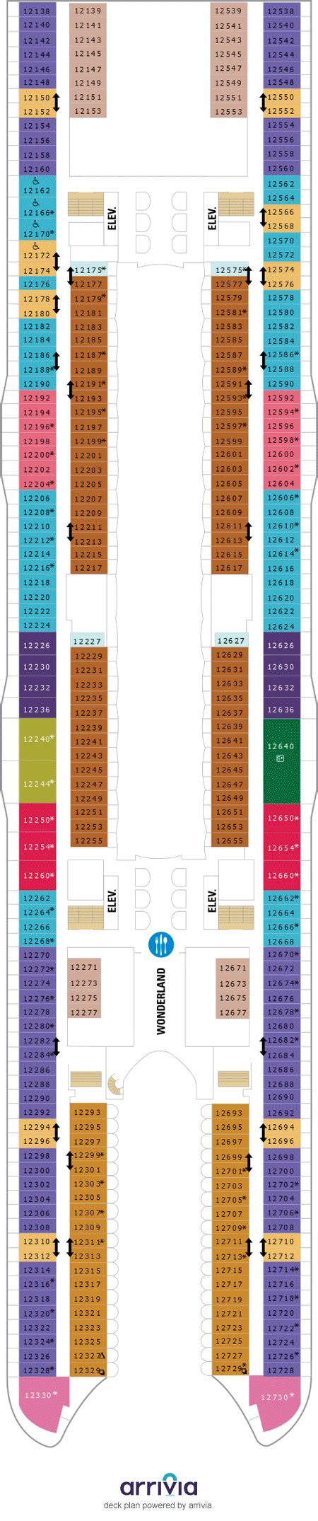 Harmony of the Seas Deck 12 deck 12 plan .